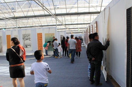 書(shū)畫(huà)展一角